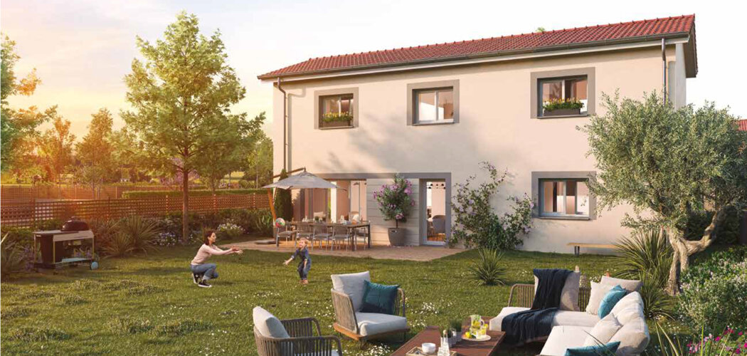 Programme immobilier neuf Les Villas Gambetta - Genas à proximité du  centre et aéroport (69740) - Référence : 16027