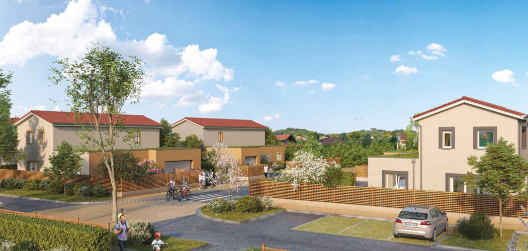 Programme immobilier neuf Les Villas Gambetta - Genas à proximité du  centre et aéroport (69740) - Référence : 16027