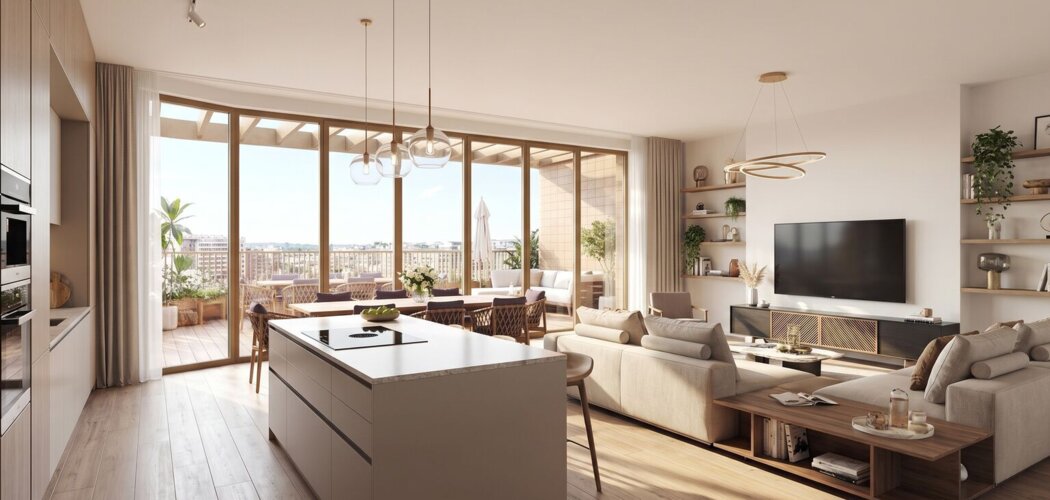 Programme immobilier neuf Serene A - Gennevilliers proche du métro Gabriel Péri (92230) - Référence : 18347