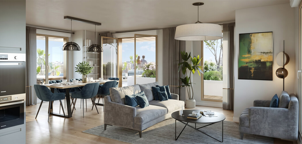 Programme immobilier neuf Serene C - Gennevilliers proche métro Les Agnettes à 300 m (92230) - Référence : 18339