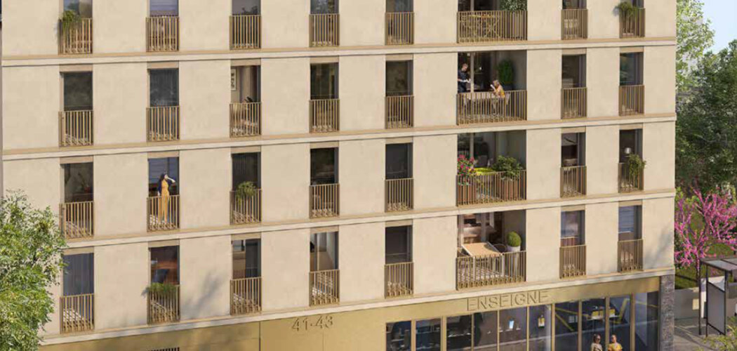 Programme immobilier neuf Les Terrasses de Gentilly (94) - Gentilly à deux pas du centre et du métro 14 et RER B (94250) - Référence : 16743