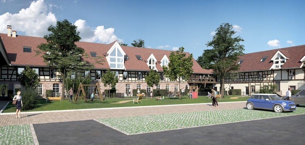 Programme immobilier neuf LA MANUFACTURE DU PARC - Gerstheim réhabilitation  aux portes de Strasbourg en 25 min (67150) - Référence : 15942