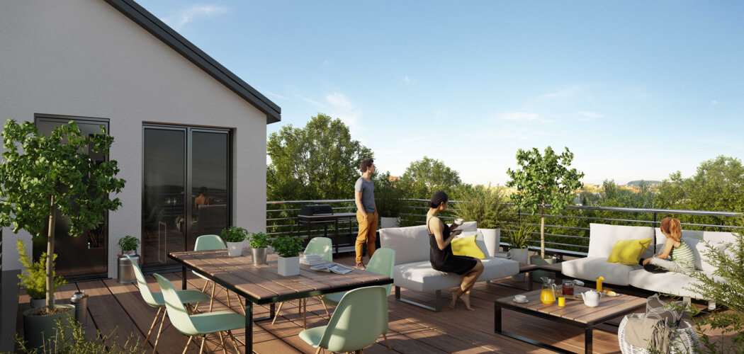 Programme immobilier neuf Les duos des Lilas - Geudertheim proche de Brumath (67170) - Référence : 8450