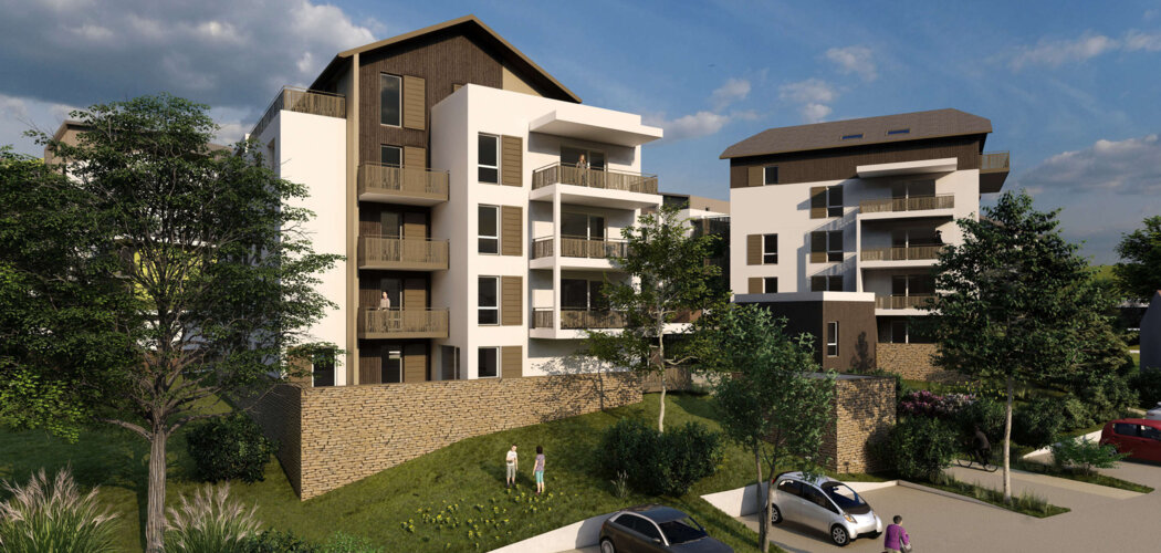 Programme immobilier neuf RE'SOURCE - Gex résidence proche centre ville (01170) - Référence : 8497