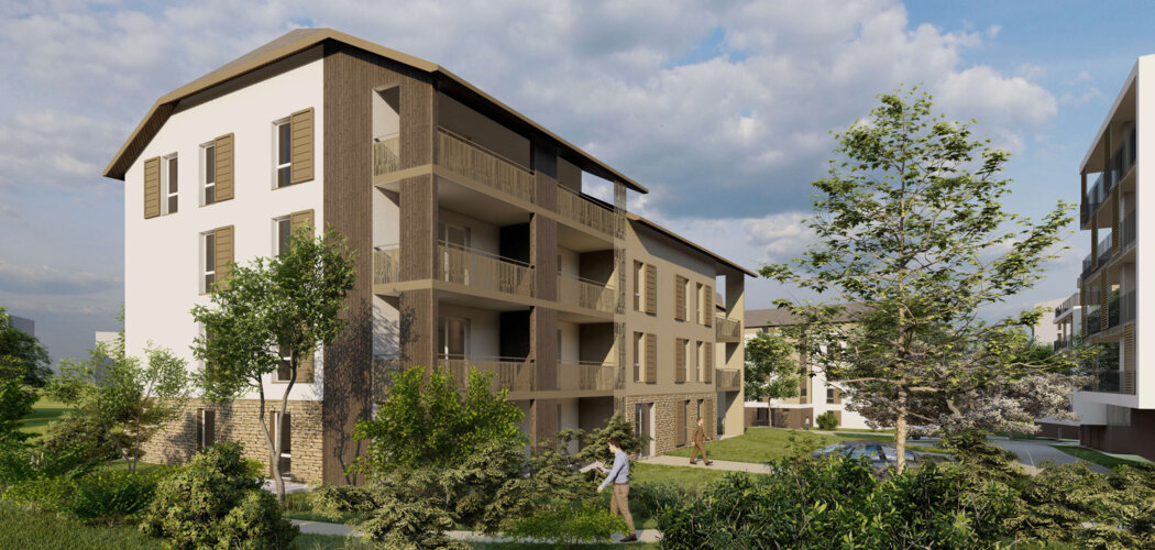 Programme immobilier neuf RE'SOURCE - Gex résidence proche centre ville (01170) - Référence : 8497