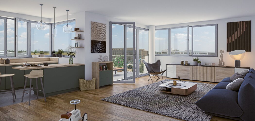 Programme immobilier neuf Parenthèse - Gif-sur-Yvette : appartements et maisons neuves près de Paris-Saclay, quartier du Moulon (91190) - Référence : 15648