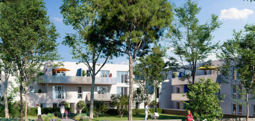 Programme immobilier neuf Bleu d'Eole - Gigean : Appartements T2–T4 avec terrasses, jardins et sécurité proche du centre village (34770) - Référence : 5538