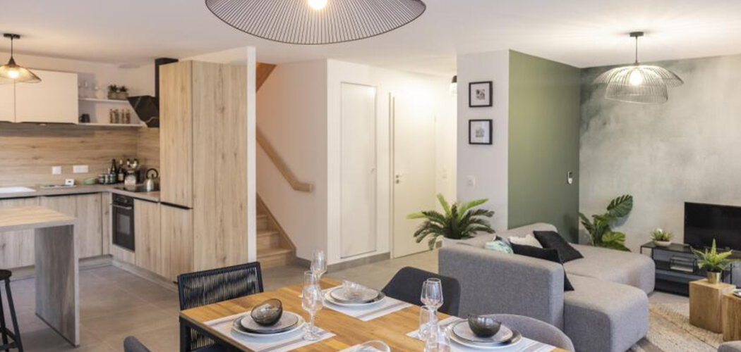 Programme immobilier neuf LES CARRES PRIMAVERA - Gilly-sur-Isère duplex avec jardin proche commodités (73200) - Référence : 17754