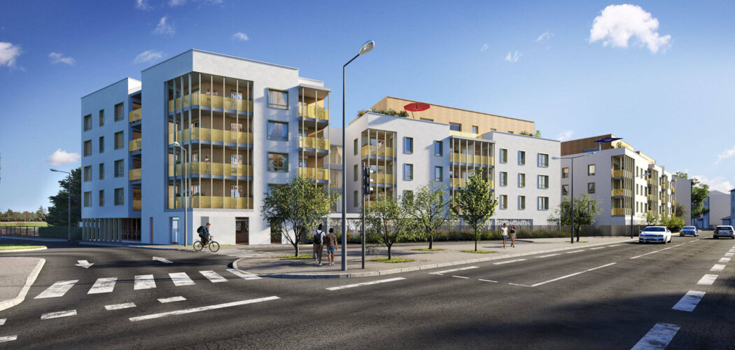 Programme immobilier neuf LE STADIUM - Givors : appartements neufs du 2 au 5 pièces proche gare Givors-Canal (69700) - Référence : 15244
