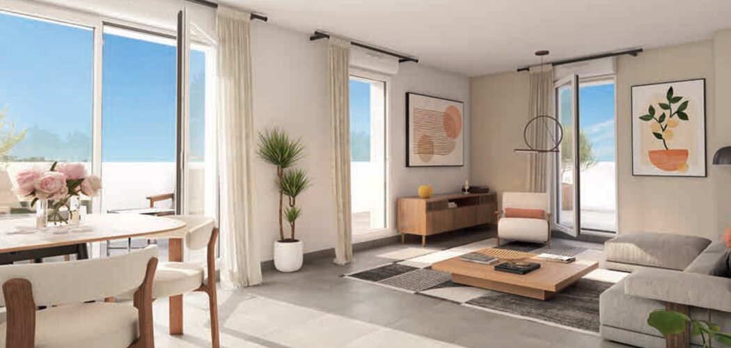 Programme immobilier neuf Le Clos de la Verrerie - Givors proche Lyon avec accès TER rapide et cadre naturel (69700) - Référence : 17087