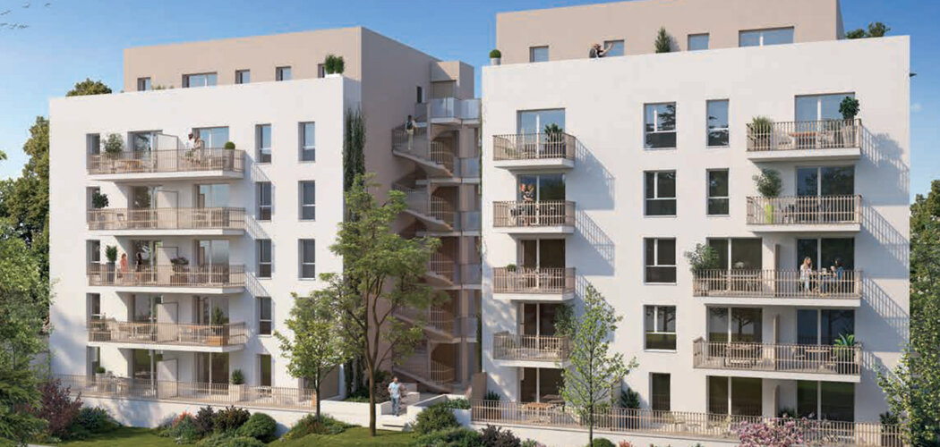 Programme immobilier neuf Le Clos de la Verrerie - Givors proche Lyon avec accès TER rapide et cadre naturel (69700) - Référence : 17087