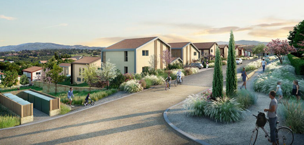 Programme immobilier neuf Hameau des coteaux - Gleizé cadre pavillonnaire à 8 min de la gare TER (69400) - Référence : 17808