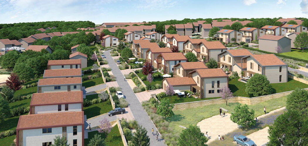 Programme immobilier neuf Hameau des coteaux - Gleizé cadre pavillonnaire à 8 min de la gare TER (69400) - Référence : 17808