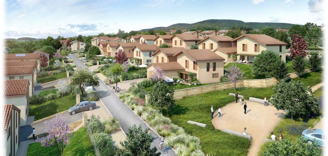 Programme immobilier neuf Hameau des coteaux - Gleizé maisons neuves à 35 min de Lyon Perrache (69400) - Référence : 17249