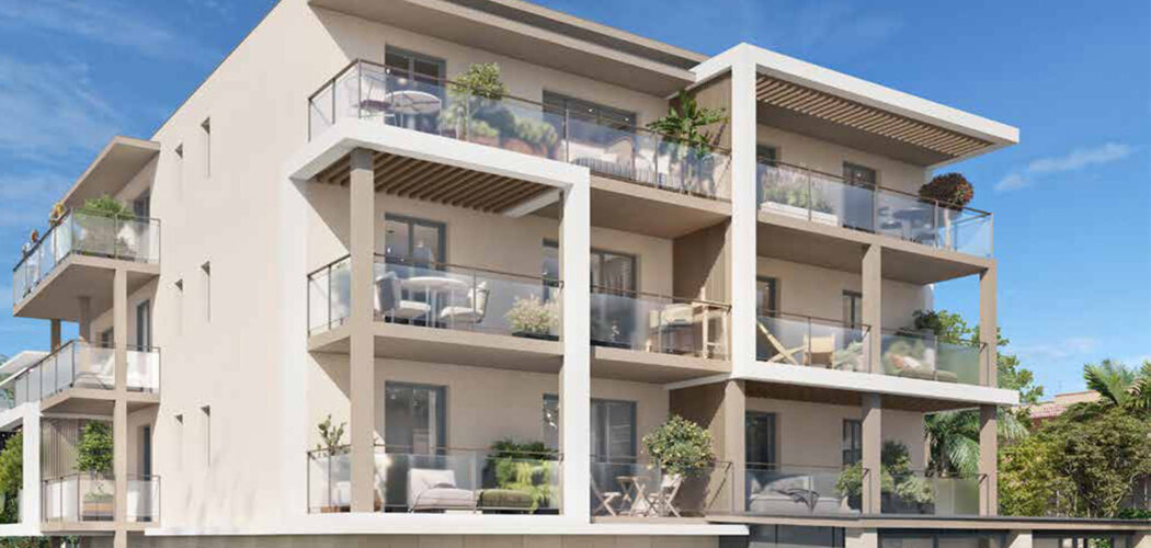 Programme immobilier neuf MIRAMARE - Golfe Juan réhabilitation face au plage (06220) - Référence : 14330