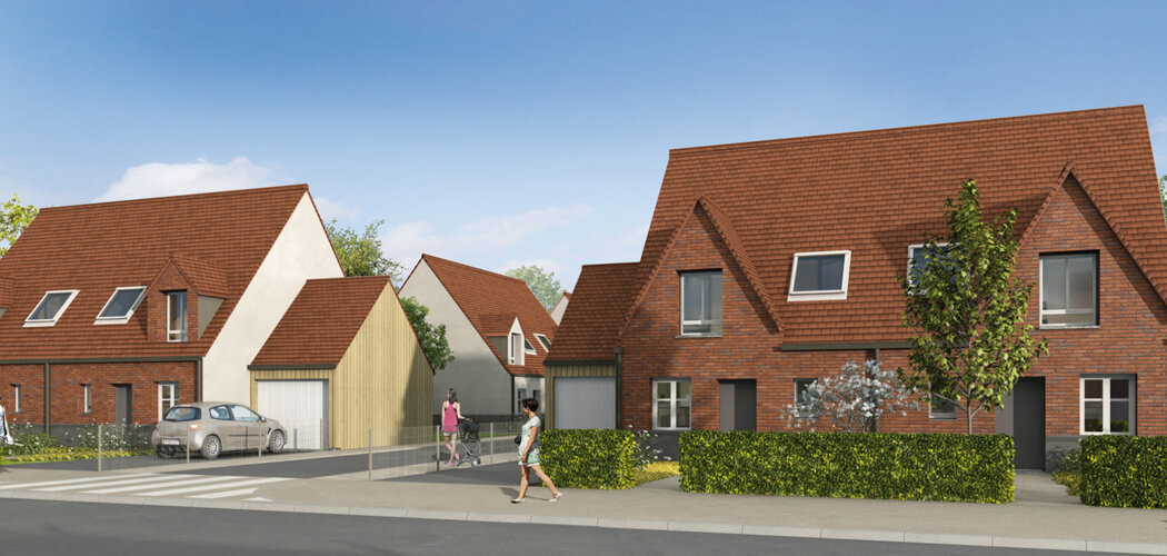 Programme immobilier neuf LE CLOS DES LILAS - Gondecourt  proche du centre (59147) - Référence : 15795