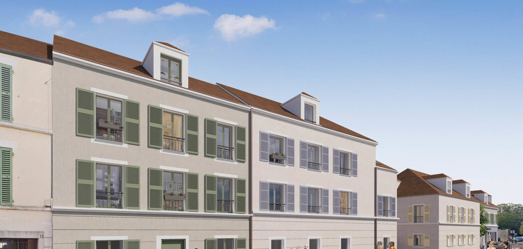 Programme immobilier neuf Le Clos du Centre - Gonesse à 100 m du bus vers le RER D (95500) - Référence : 16470