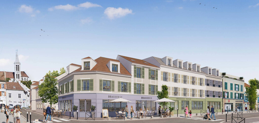 Programme immobilier neuf Le Clos du Centre - Gonesse à 100 m du bus vers le RER D (95500) - Référence : 16470