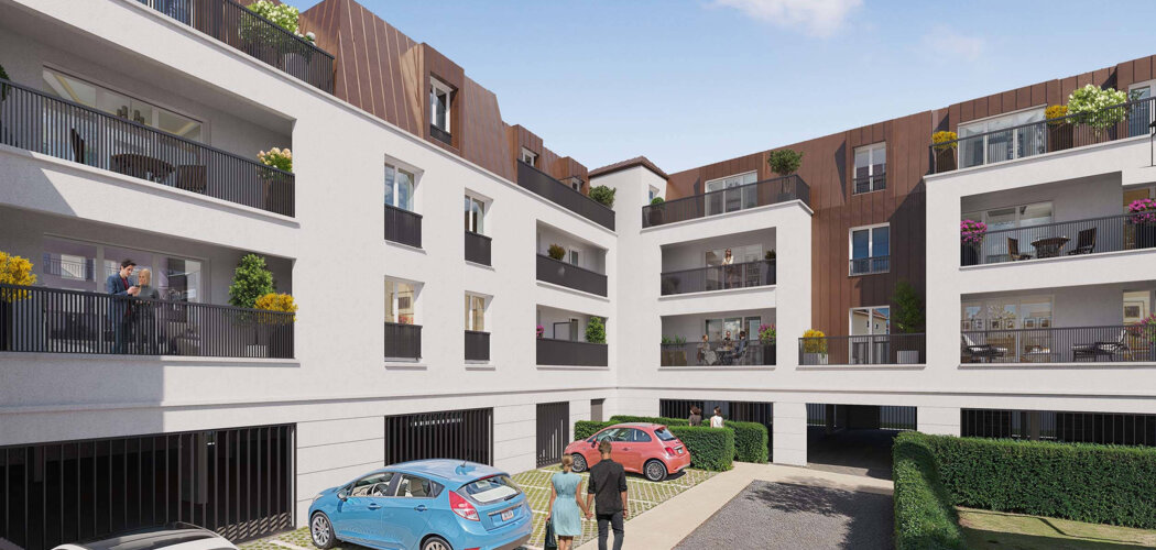 Programme immobilier neuf Le Clos du Centre - Gonesse à 100 m du bus vers le RER D (95500) - Référence : 16470
