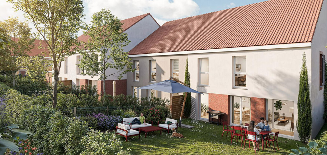 Programme immobilier neuf LE CLOS DES OISEAUX - Gonfreville-l'Orcher appartements-jardins proches du Havre (76700) - Référence : 17501