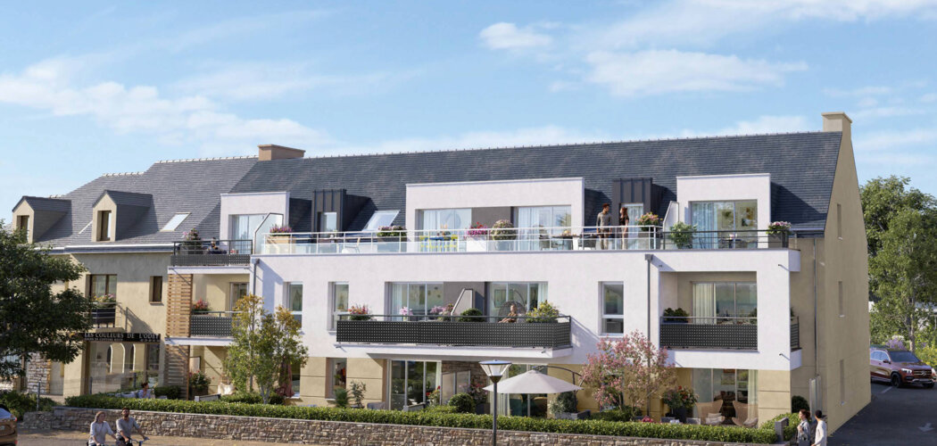 Programme immobilier neuf LA VILLA DE L'ODET - Gouesnach au cœur du bourg près de l’Odet (29950) - Référence : 12549
