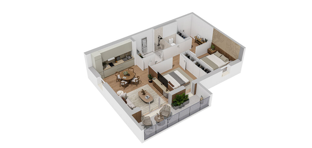 Programme immobilier neuf CALYS - Gouesnou résidence neuve secteur Crann près de Brest (29850) - Référence : 17309