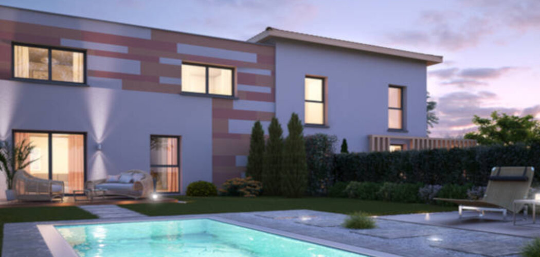 Programme immobilier neuf CARRÉS DU LAUZIS - Gragnague : maisons de ville 4 pièces avec jardins privatifs près du centre (31380) - Référence : 3192