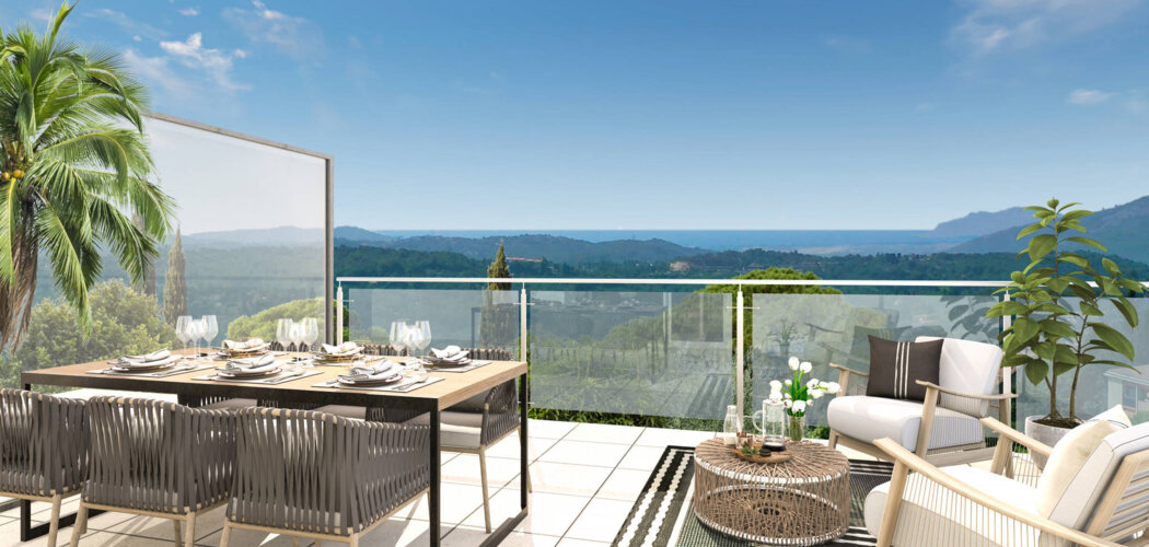 Programme immobilier neuf VILLA MARCY - Grasse proche du centre et du bus Petit Paris Bas (06130) - Référence : 11475