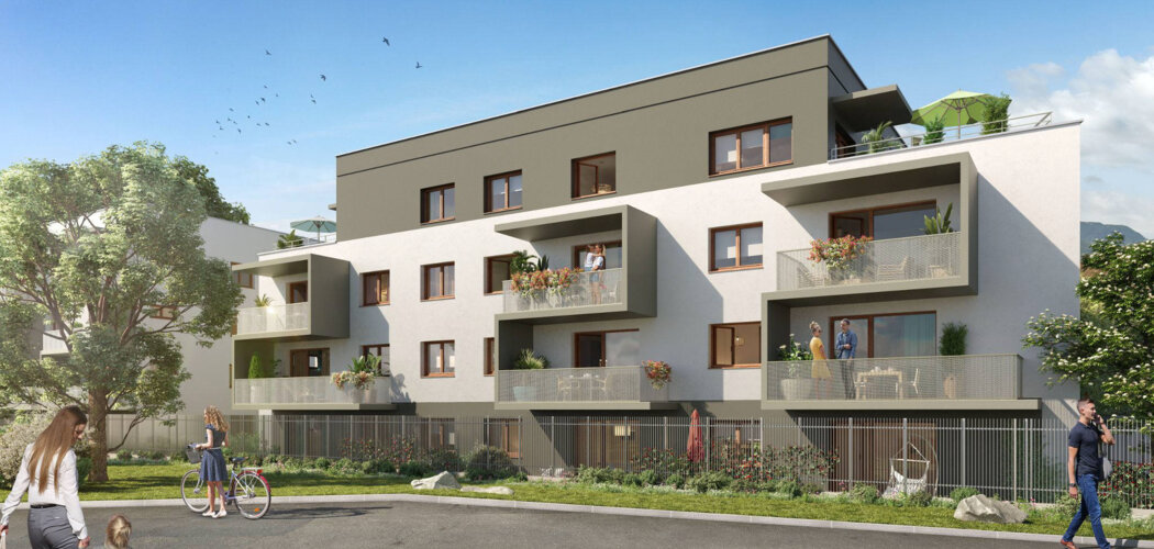 Programme immobilier neuf PARENTHESE - Grenoble : 35 appartements neufs du studio au 4 pièces proche du Stade Lesdiguieres (38000) - Référence : 14986
