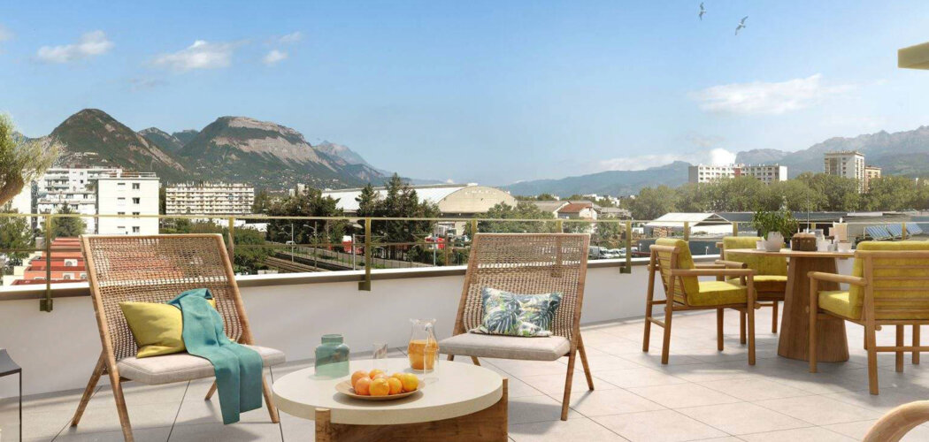 Programme immobilier neuf PARENTHESE - Grenoble : 35 appartements neufs du studio au 4 pièces proche du Stade Lesdiguieres (38000) - Référence : 14986