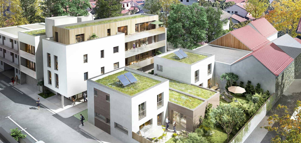 Programme immobilier neuf VILLA CLAIRE - Grenoble, logements neufs et proximité parc Paul Mistral près des tramways C et E (38000) - Référence : 10956