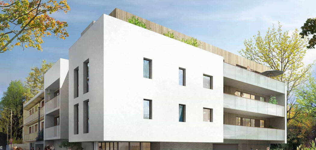 Programme immobilier neuf VILLA CLAIRE - Grenoble, logements neufs et proximité parc Paul Mistral près des tramways C et E (38000) - Référence : 10956