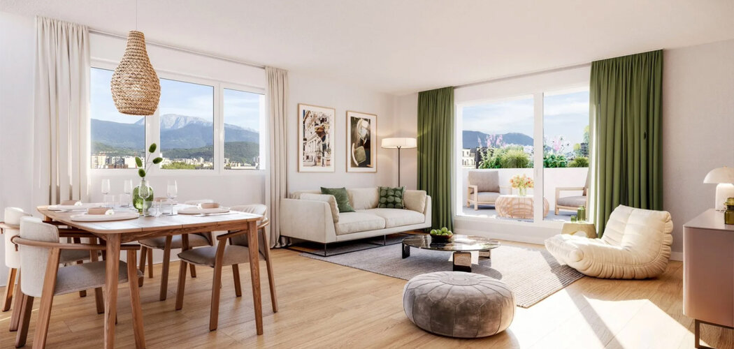 Programme immobilier neuf CADENCE - Grenoble proche centre ville avec tram E au pied (38000) - Référence : 16756