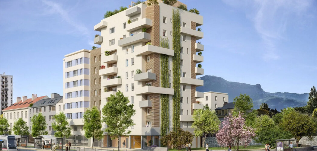 Programme immobilier neuf CADENCE - Grenoble proche centre ville avec tram E au pied (38000) - Référence : 16756