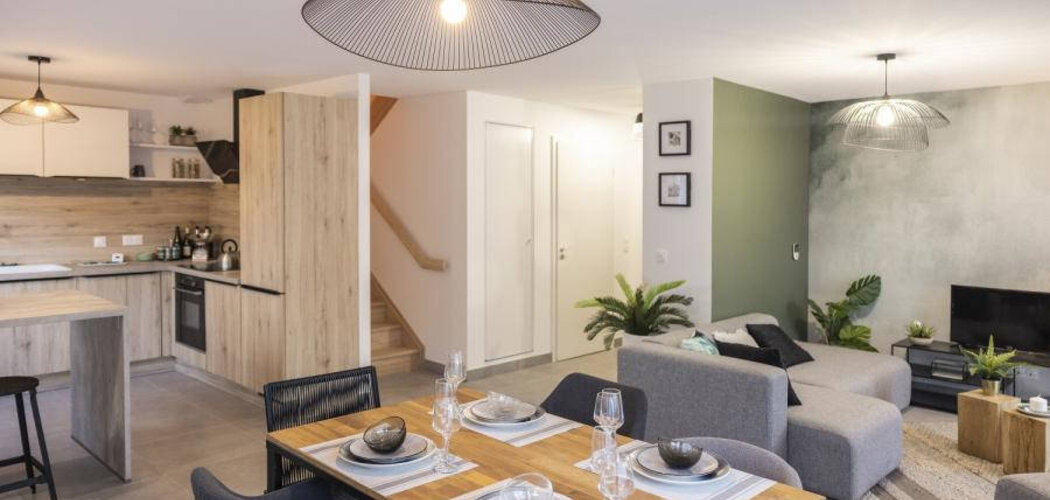 Programme immobilier neuf Les carrés du Poète - Grésy-sur-Isère : maisons neuves du 2 au 4 pièces proche de la gare (73460) - Référence : 8424