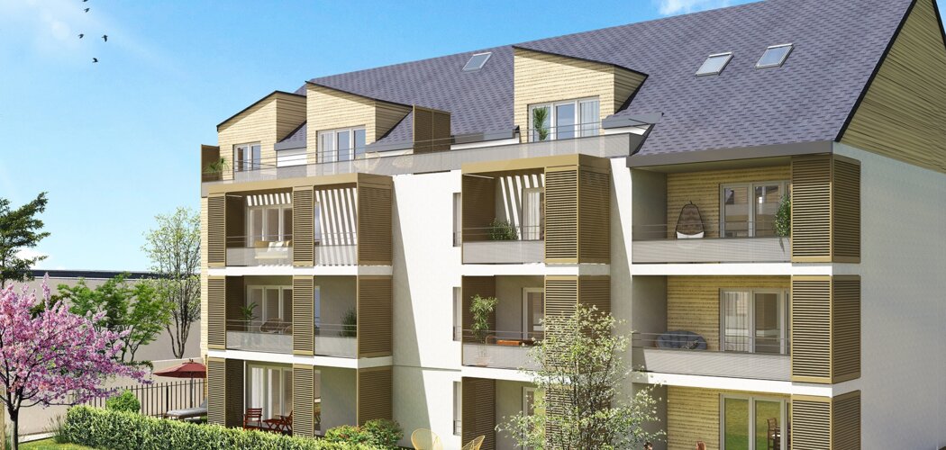 Programme immobilier neuf Les Conptemplations - Gretz-Armainvilliers : Appartements studio–T4 avec terrasses, bibliothèque partagée et parking à 4 minutes de la gare RER (77220) - Référence : 6455