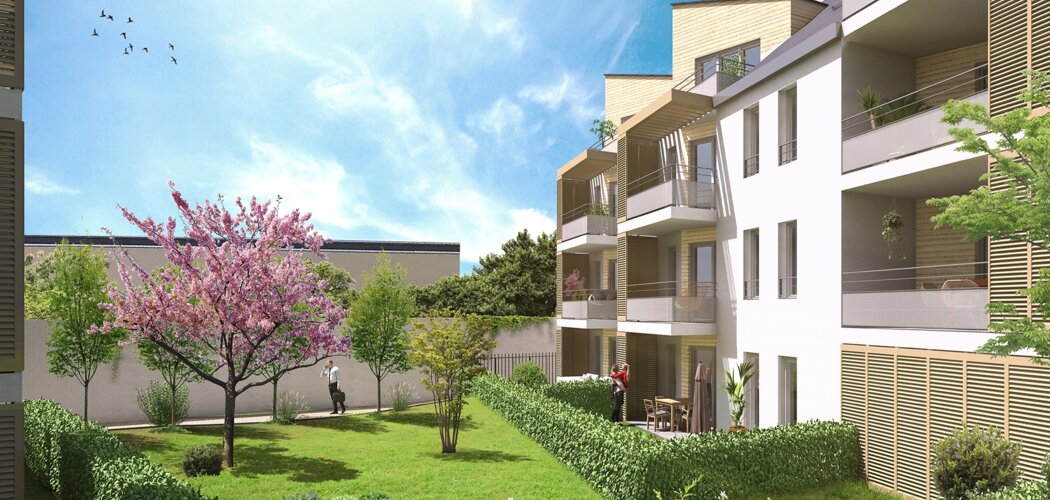 Programme immobilier neuf Les Conptemplations - Gretz-Armainvilliers : Appartements studio–T4 avec terrasses, bibliothèque partagée et parking à 4 minutes de la gare RER (77220) - Référence : 6455