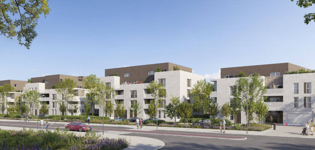 Programme immobilier neuf IZY - Grigny : Appartements T2–T4 avec balcons, jardin paysager et TVA réduite à deux pas de la ligne de bus 80 (69520) - Référence : 11033