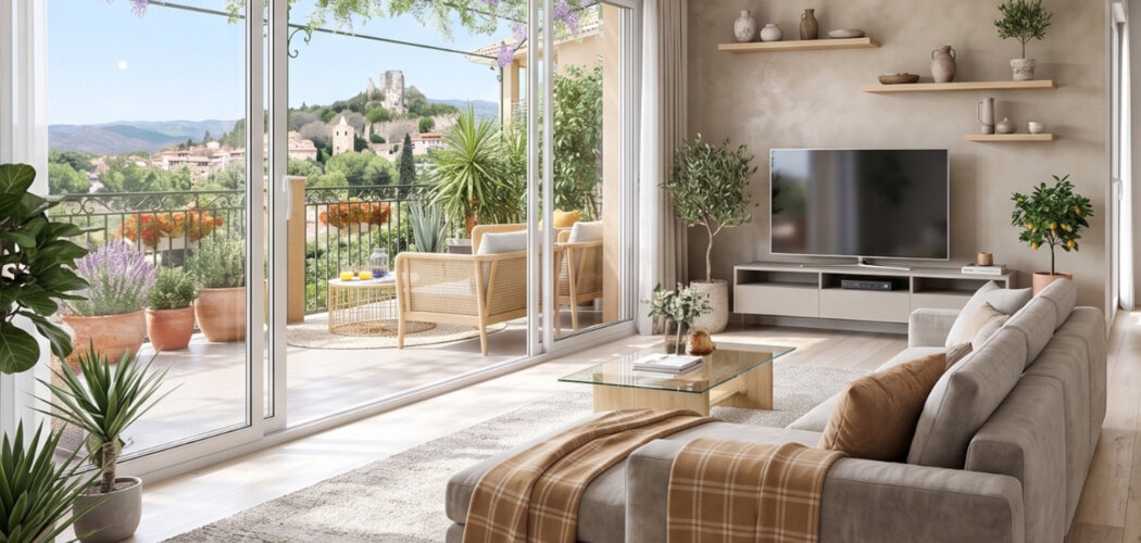 Programme immobilier neuf FEERIES PROVENCALES - Grimaud : Appartements T2–T4 avec terrasses, piscine commune et proximité plage (83310) - Référence : 14658
