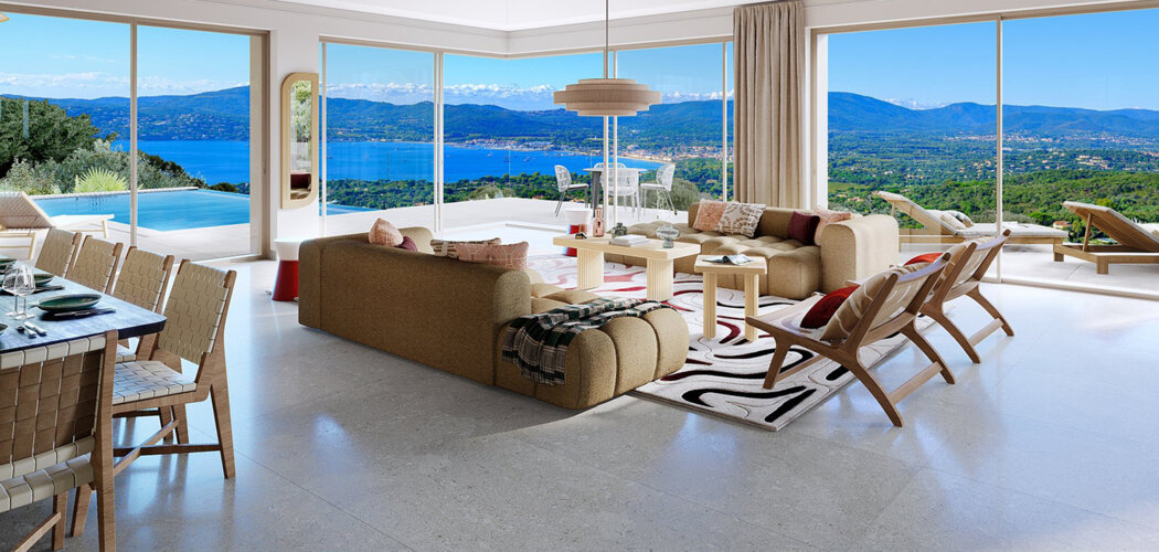 Programme immobilier neuf LES VILLAS DE BEAUVALLON - Grimaud Beauvallon villas de prestige avec vue mer (83310) - Référence : 13603