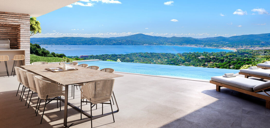 Programme immobilier neuf LES VILLAS DE BEAUVALLON - Grimaud Beauvallon villas de prestige avec vue mer (83310) - Référence : 13603