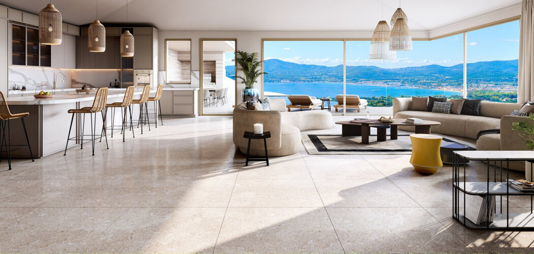 Programme immobilier neuf LES VILLAS DE BEAUVALLON - Grimaud Beauvallon villas de prestige avec vue mer (83310) - Référence : 13603