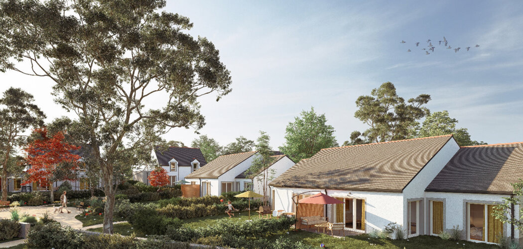 Programme immobilier neuf LE DOMAINE DU CHENE VERT - Guémené-Penfao centre du village proche de la gare de Beslé (44290) - Référence : 12867
