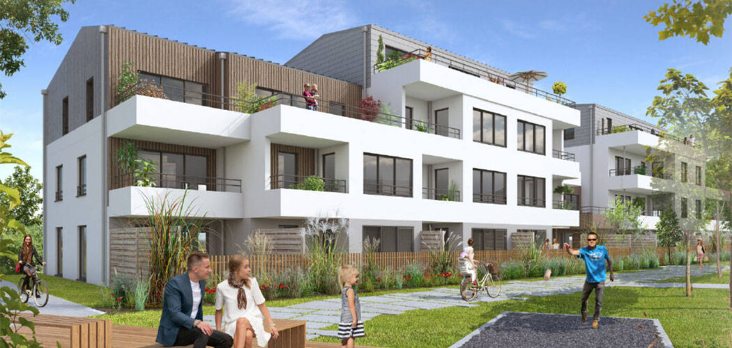 Programme immobilier neuf Le Mauperthuis - Guérande : Appartements studio–T4 avec terrasses, jardins et domotique à deux pas des remparts (44350) - Référence : 14215