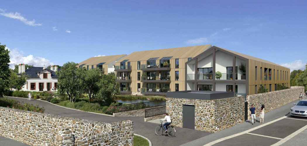 Programme immobilier neuf Le Domaine Saint-Michel - Guérande : Appartements studio–T4 avec terrasses, parking sécurisé et proximité remparts (44350) - Référence : 14644