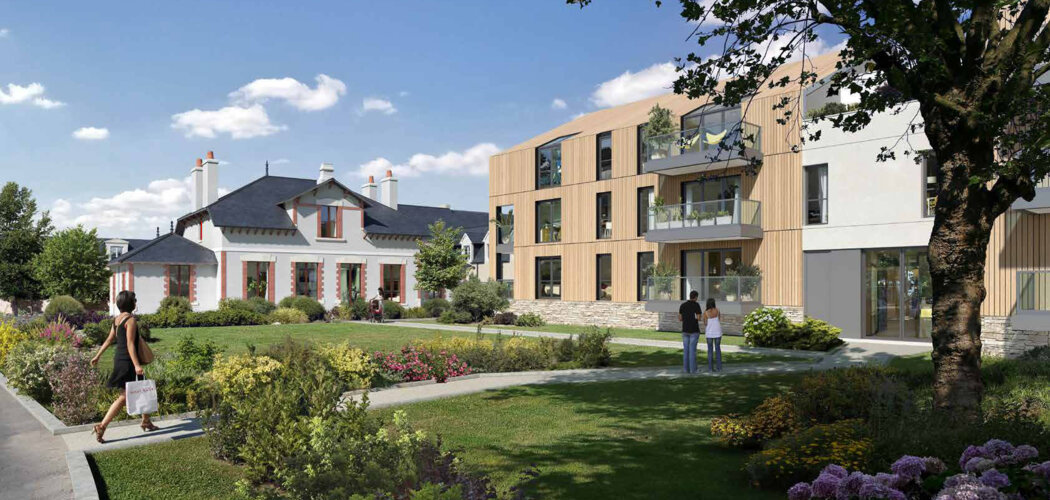 Programme immobilier neuf Le Domaine Saint-Michel - Guérande : Appartements studio–T4 avec terrasses, parking sécurisé et proximité remparts (44350) - Référence : 14644