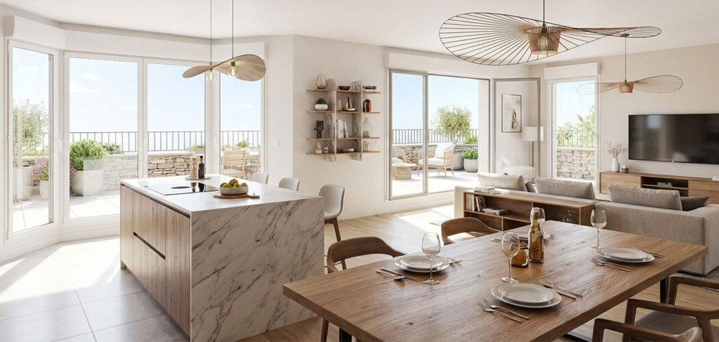 Programme immobilier neuf Villa du Ponant - Guidel appartements lumineux entre centre ville et littoral (56520) - Référence : 17661