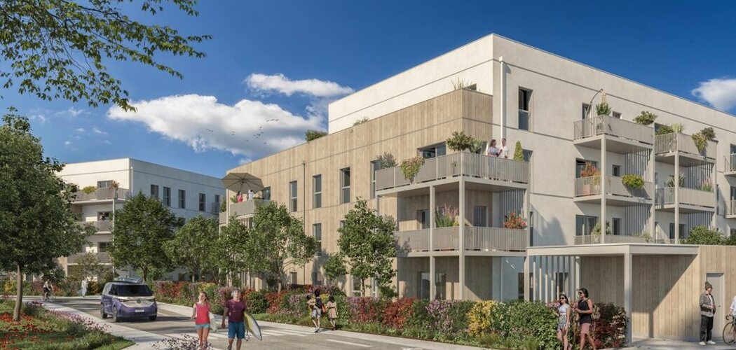 Programme immobilier neuf CALYPSO - Guidel : appartements neufs du 2 au 4 pièces à 5 min des plages (56520) - Référence : 15385