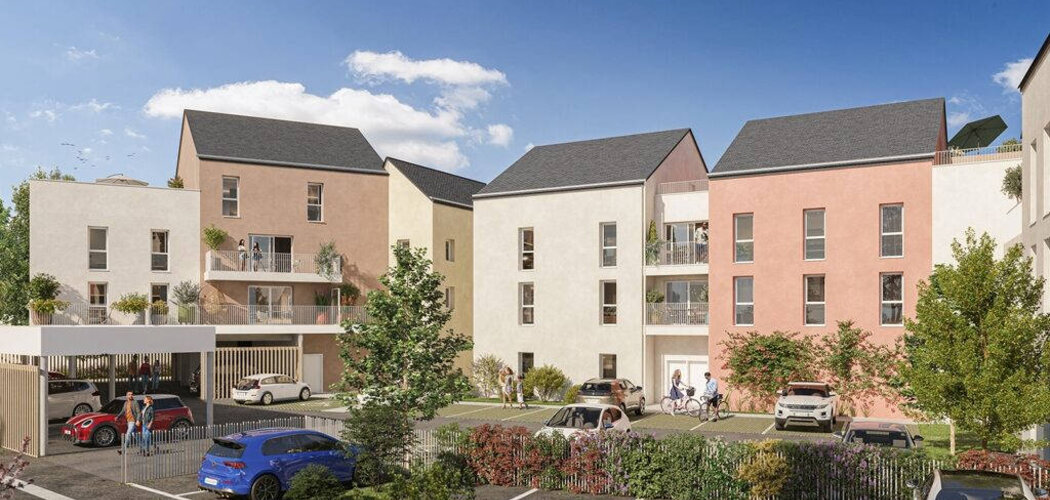Programme immobilier neuf Odyssée - Guidel : appartements neufs du 2 au 4 pièces en centre bourg (56520) - Référence : 18092