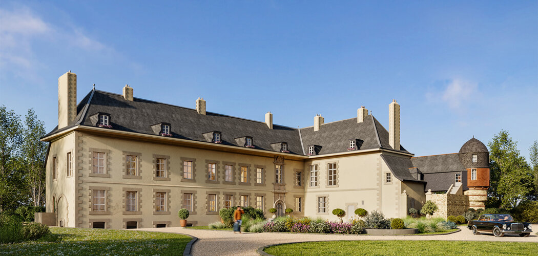 Programme immobilier neuf Un Château en Bretagne - GUINGAMP - Guingamp réhabilitation château proche centre (22200) - Référence : 14668